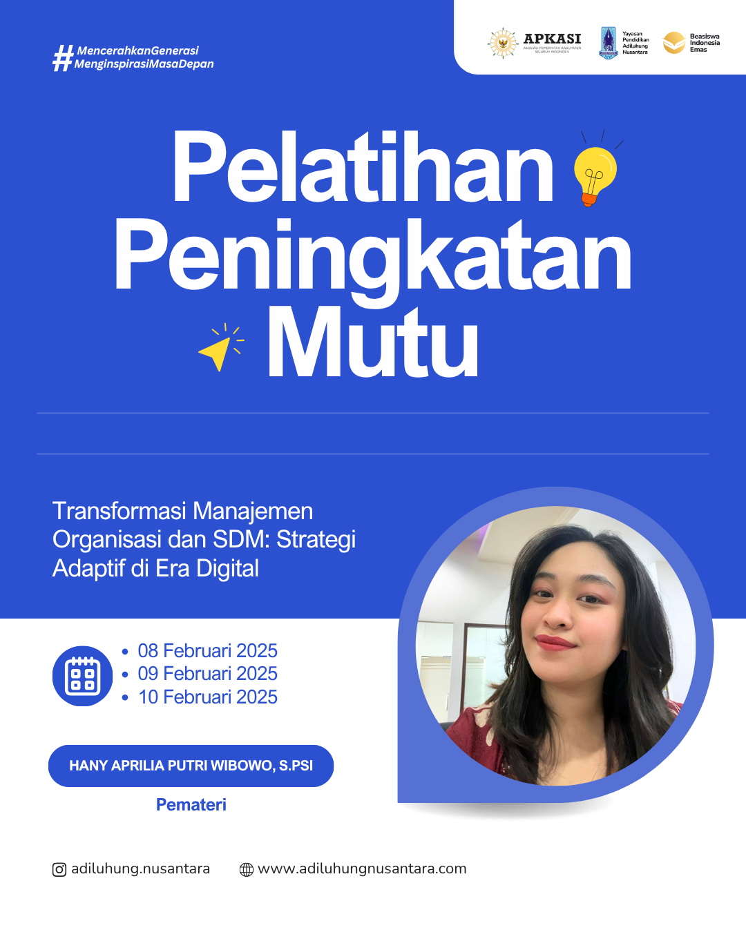 Pelatihan Peningkatan Mutu Pembelajaran untuk Pendidik